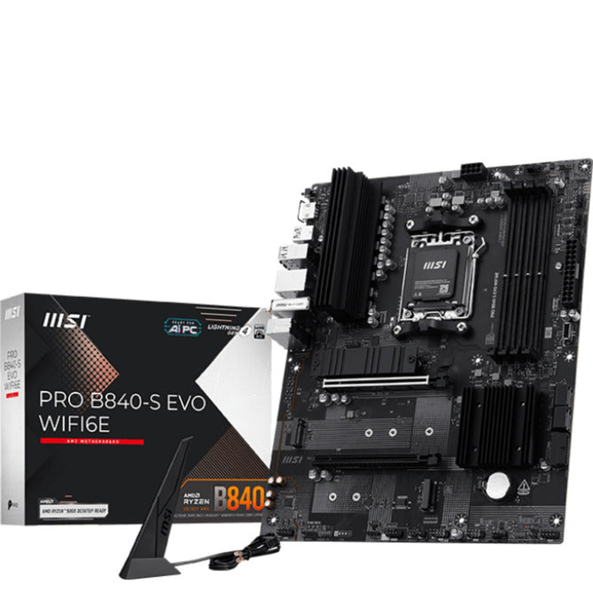 MSI PRO B840-S EVO WIFI6E – AM5 bundkort