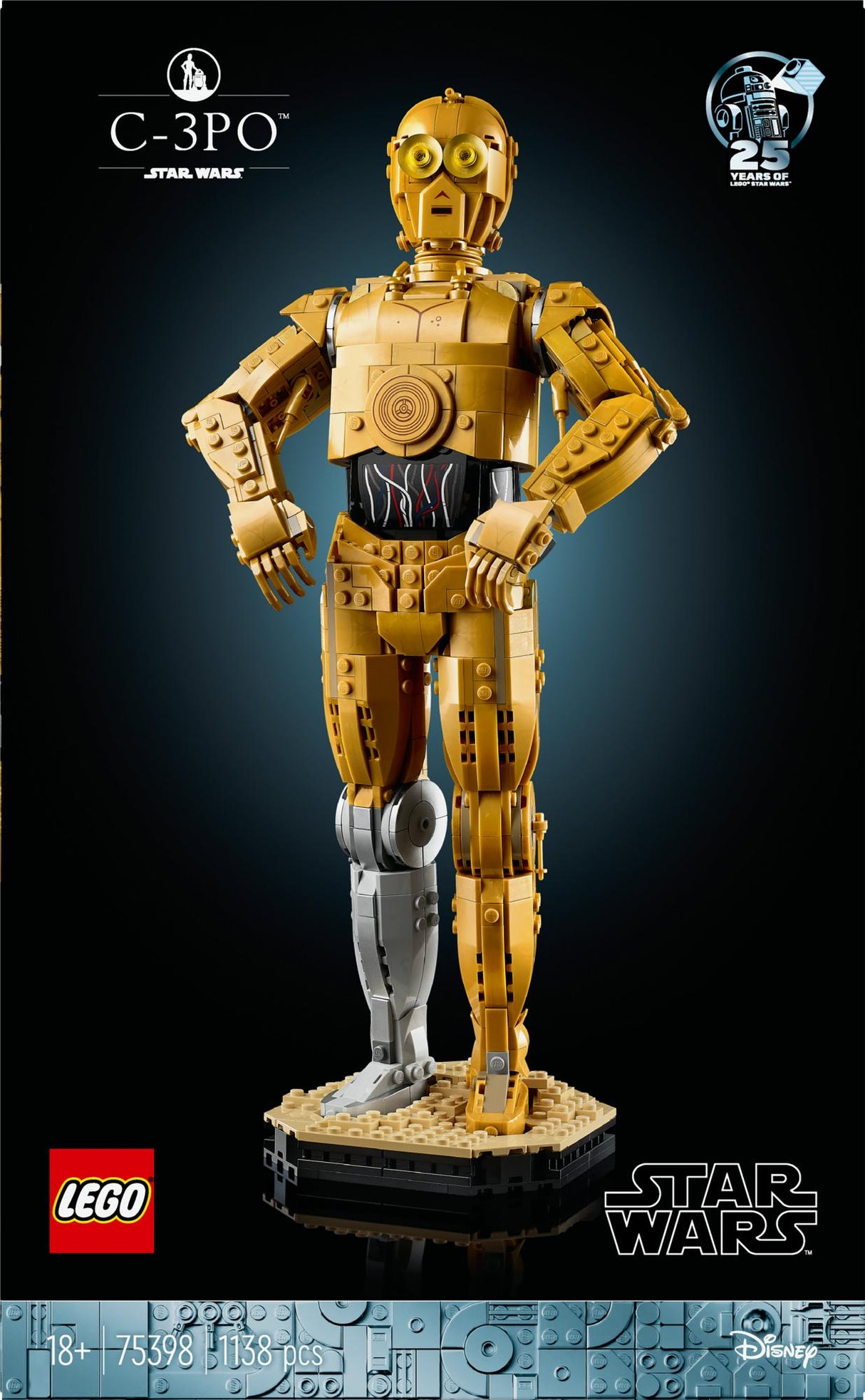 LEGO 75398 Star Wars C-3PO, construction toy LEGO