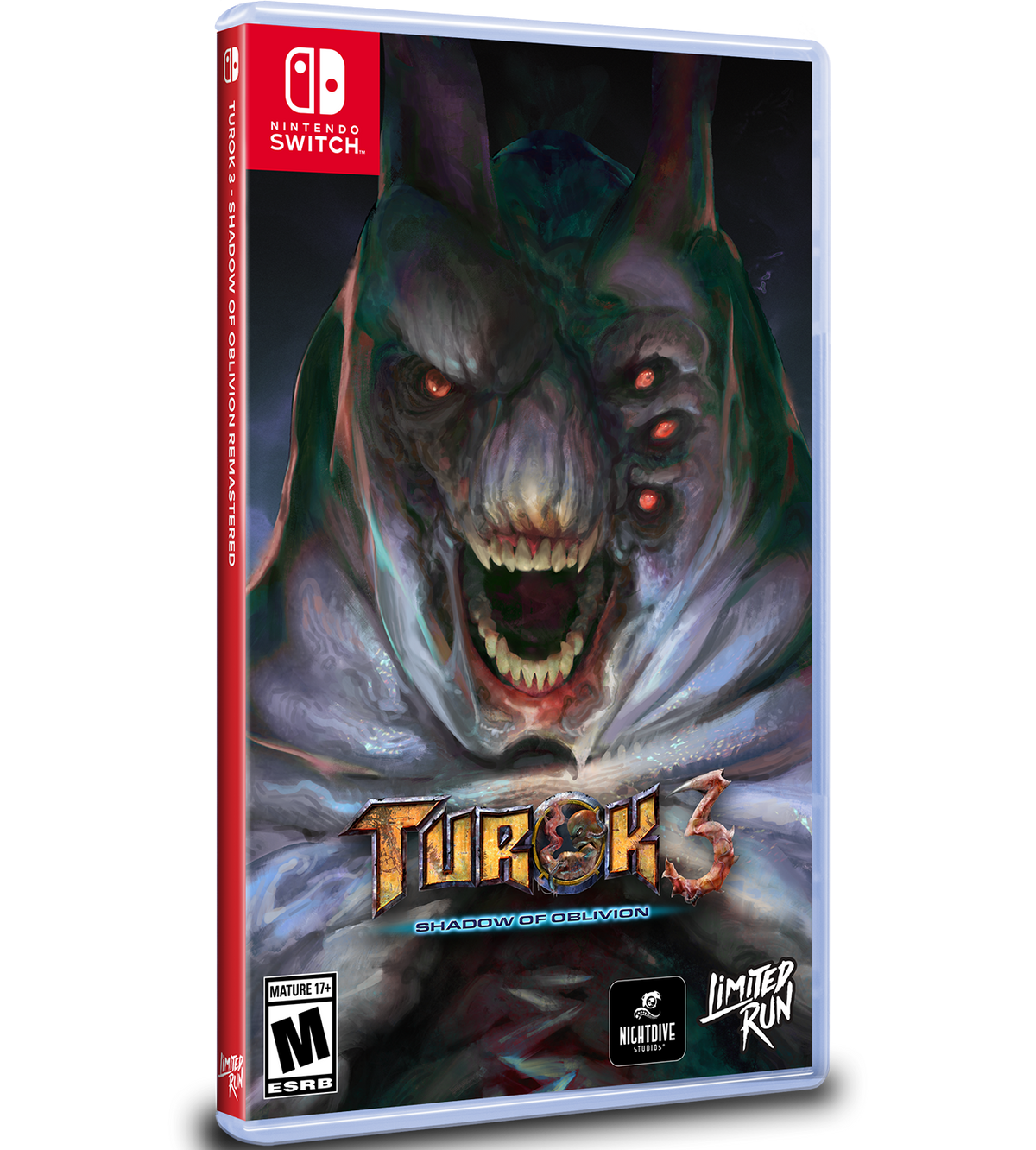 Turok 3 Shadow of Oblivion Nintendo Switch Import – Amerikansk importemballage