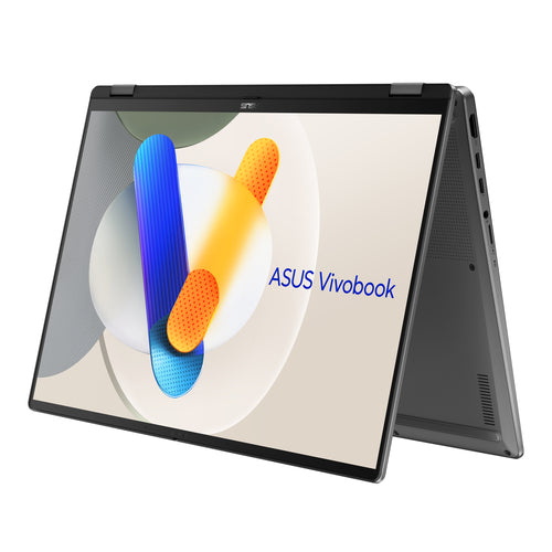 ASUS Vivobook 16 Flip TP3607SA-SI716W Copilot+ PC – set skråt forfra; layout på billedet er illustrativt