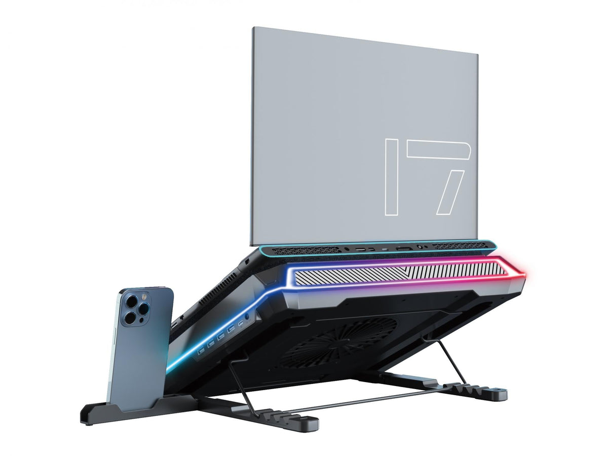 Conceptronic THYIA03B Gaming Notebook Cooler with USB Hub CONCEPTRONIC