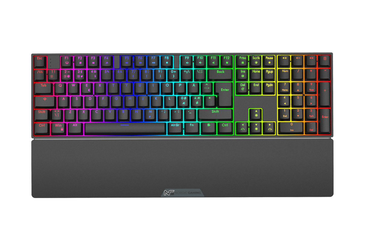 Nordic Gaming Operator-Tastatur, mechanisch, RGB/16,8 Millionen Farben