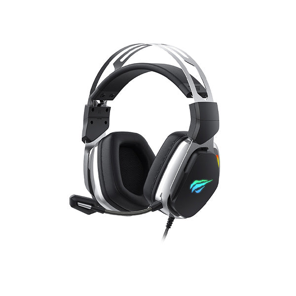 Havit Gaming H2018U Verkabelungs-Headset Schwarz Silber