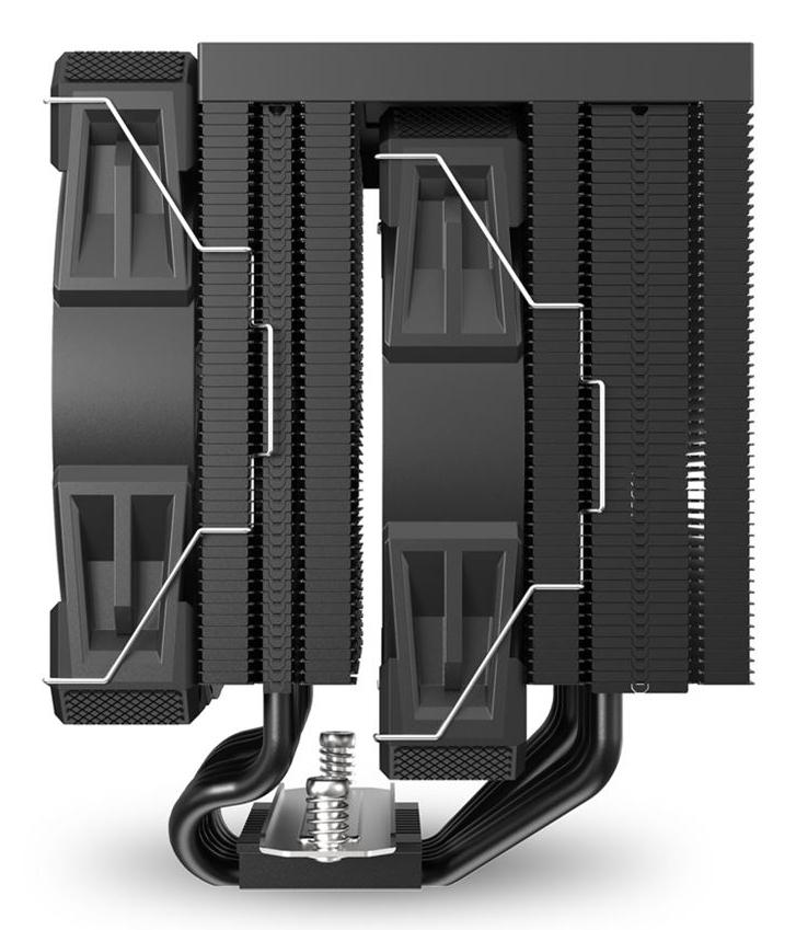 Sharkoon A60 Black 260W TDP 6-Heatpipe Dual Tower Dual 120mm PWM FDB CPU Air Cooler Sharkoon