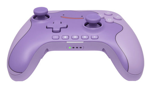 PowerA Advantage – Pokémon Ditto – Trådløs Switch 2-controller – front skråt ovenfra