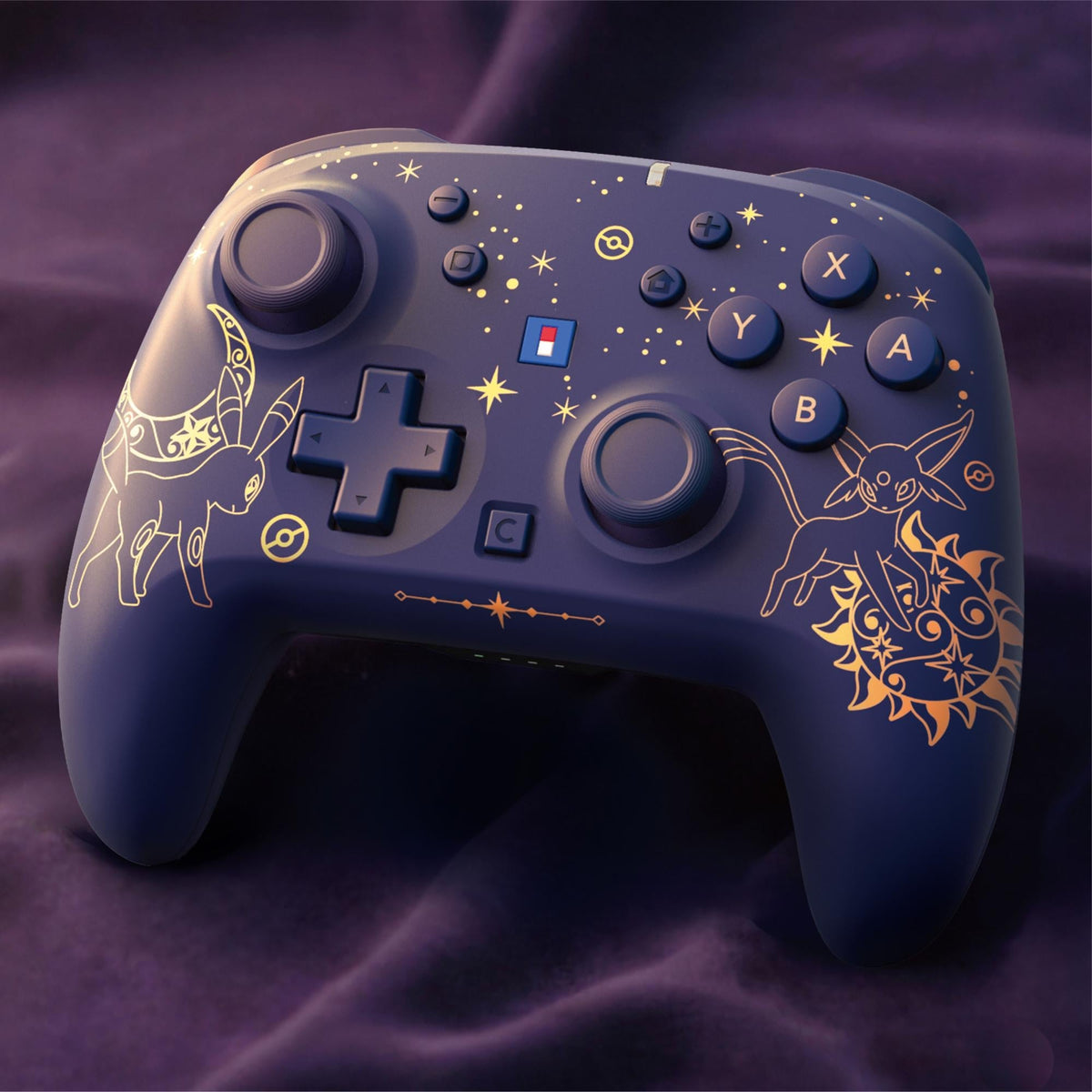 HORI Wireless HORIPAD Turbo (Espeon & Umbreon) for Nintendo Switch 2 – Purple