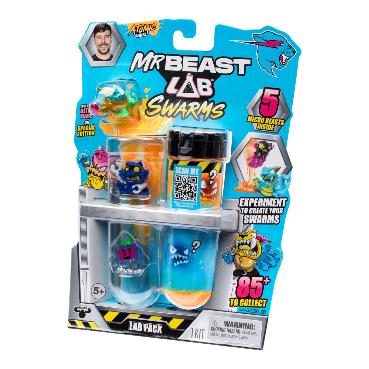 Mr. Beast Lab Swarms figurer 5 stk. Serie 2 MR. BEAST LAB