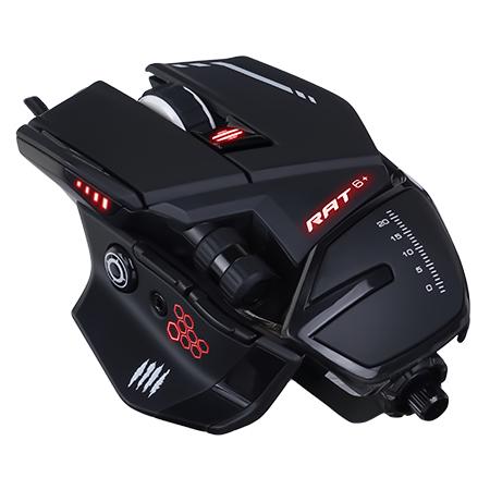 MadCatz R.A.T. 6+ Black Optical Gaming Mouse MadCatz