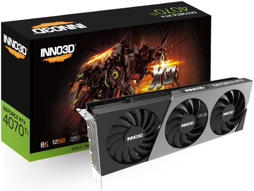 INNO3D GeForce RTX 4070 Ti X3 – 12 GB