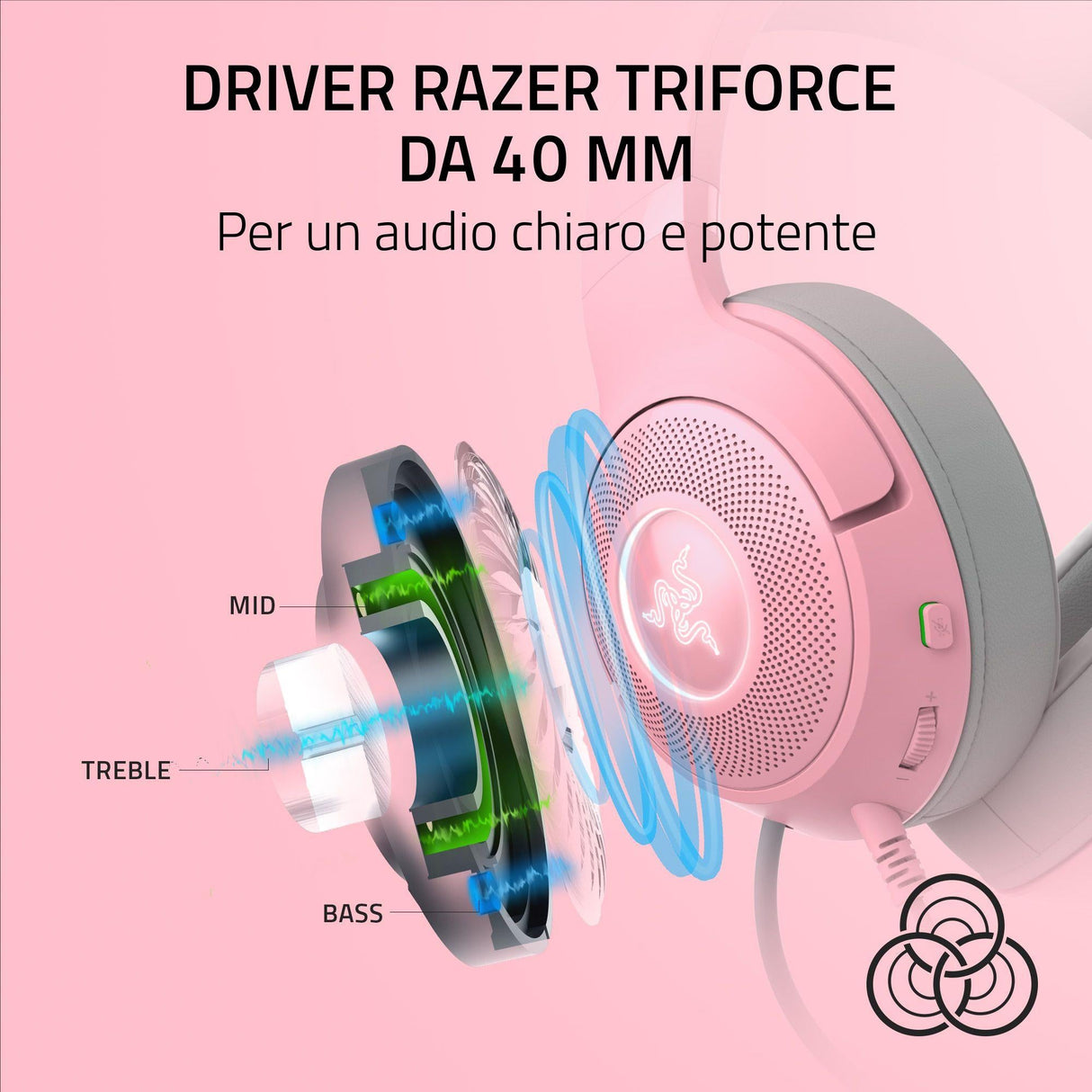 Razer - Kraken Kitty V2 - Quartz Razer