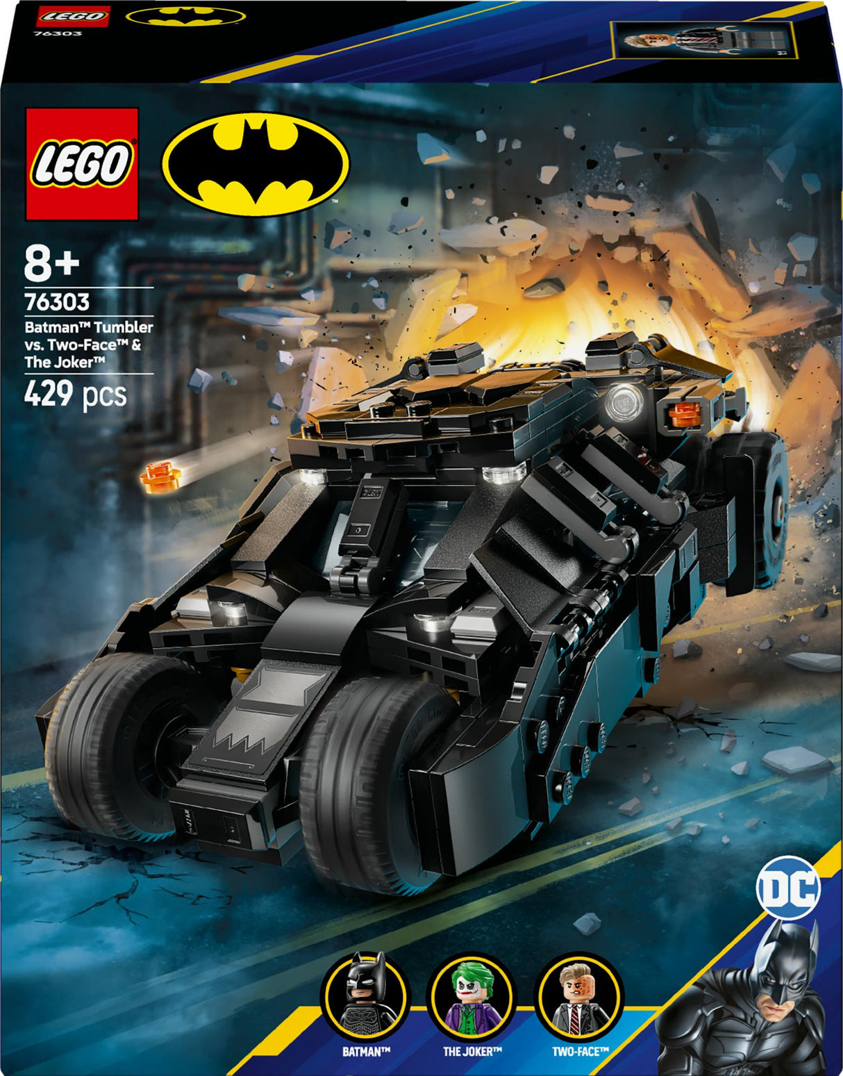 LEGO 76303 DC Super Heroes Batman Tumbler vs. Two Face & The Joker LEGO