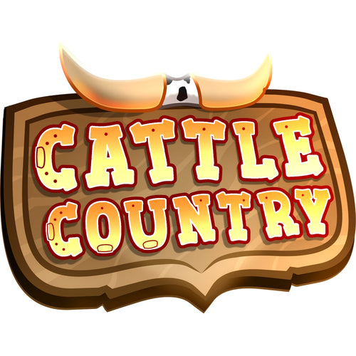 Cattle Country – PlayStation 5 – illustration og logo
