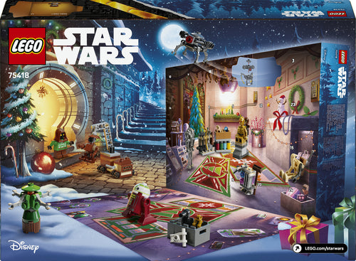 LEGO Star Wars 75418 – Julekalender 2025 – kalenderæskens bagside