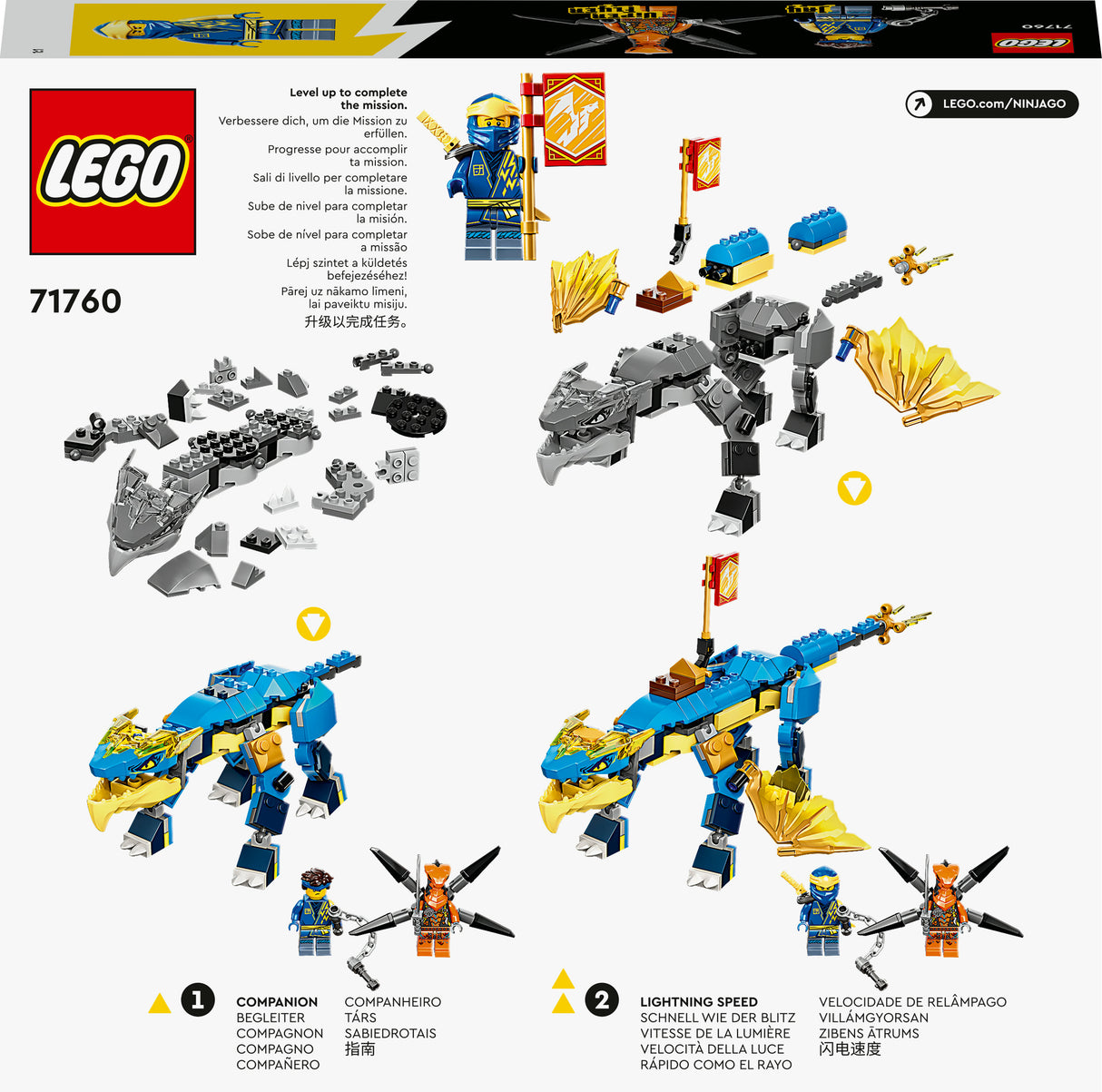 LEGO Ninjago Jay's Thunder Dragon EVO - 71760 LEGO