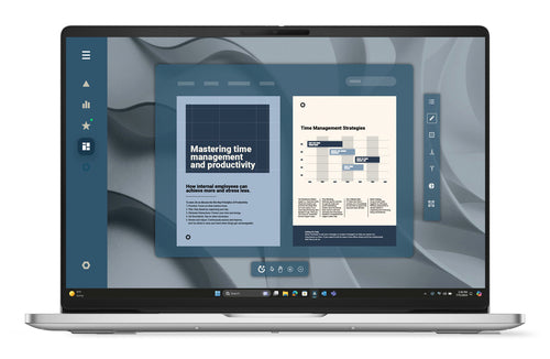 Dell Pro 16 PC16255 – front med skærm