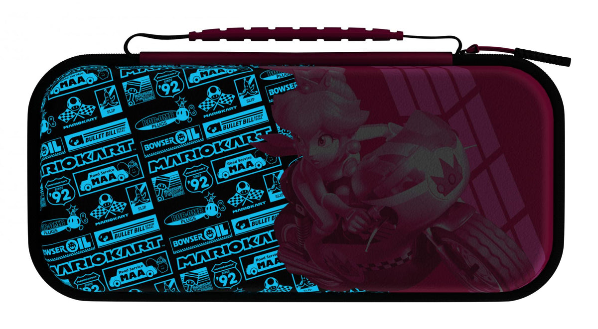 PDP Travel GLOW Case Grand Prix Peach Licensed Switch PDP
