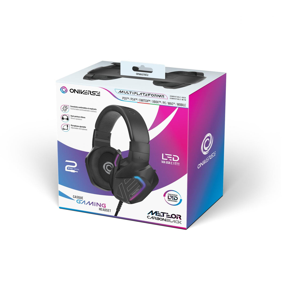 Oniverse Gaming Headset Meteor - Carbon Black ONIVERSE