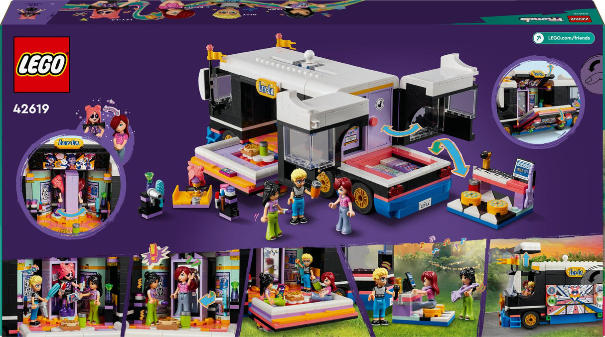 LEGO 42619 Friends Pop Star Tour Bus LEGO
