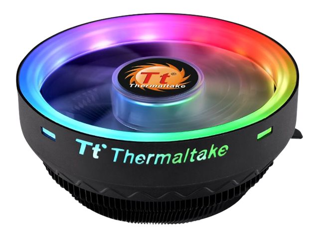 Thermaltake UX100 ARGB Prozessorkühler, 1er-Pack, Schwarz, 120 mm