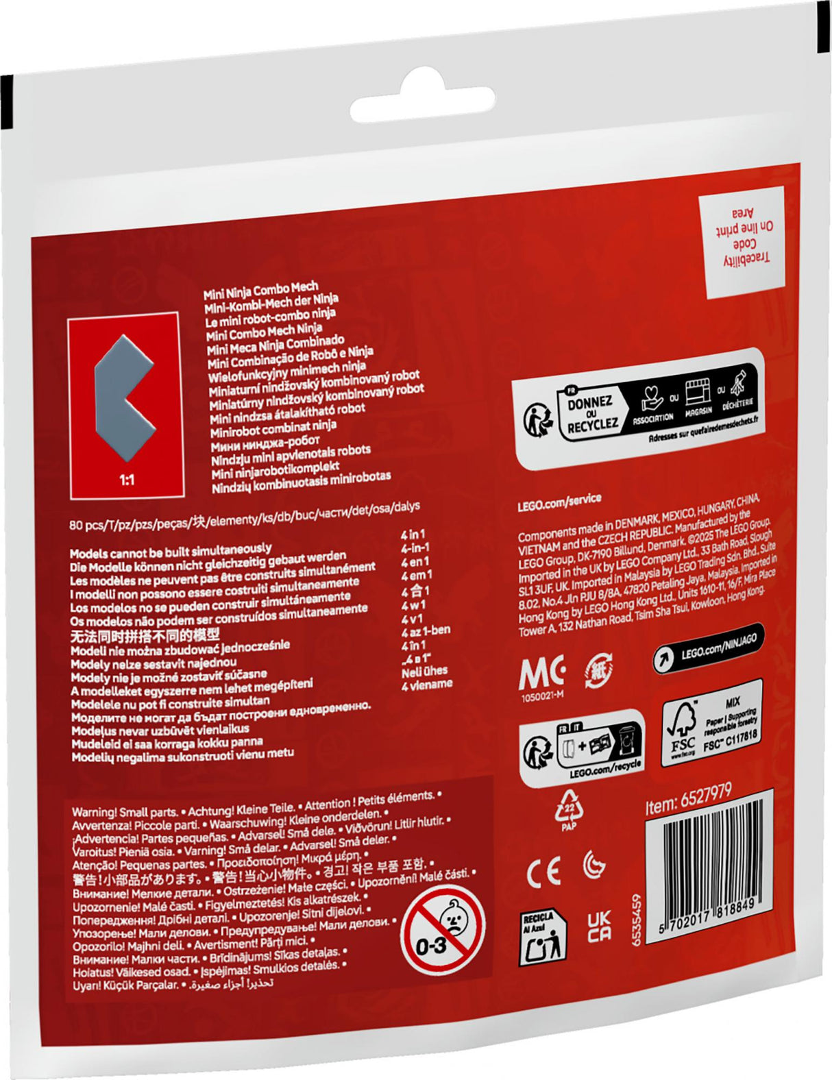 LEGO 30699 Ninjago Mini Combi Mech LEGO