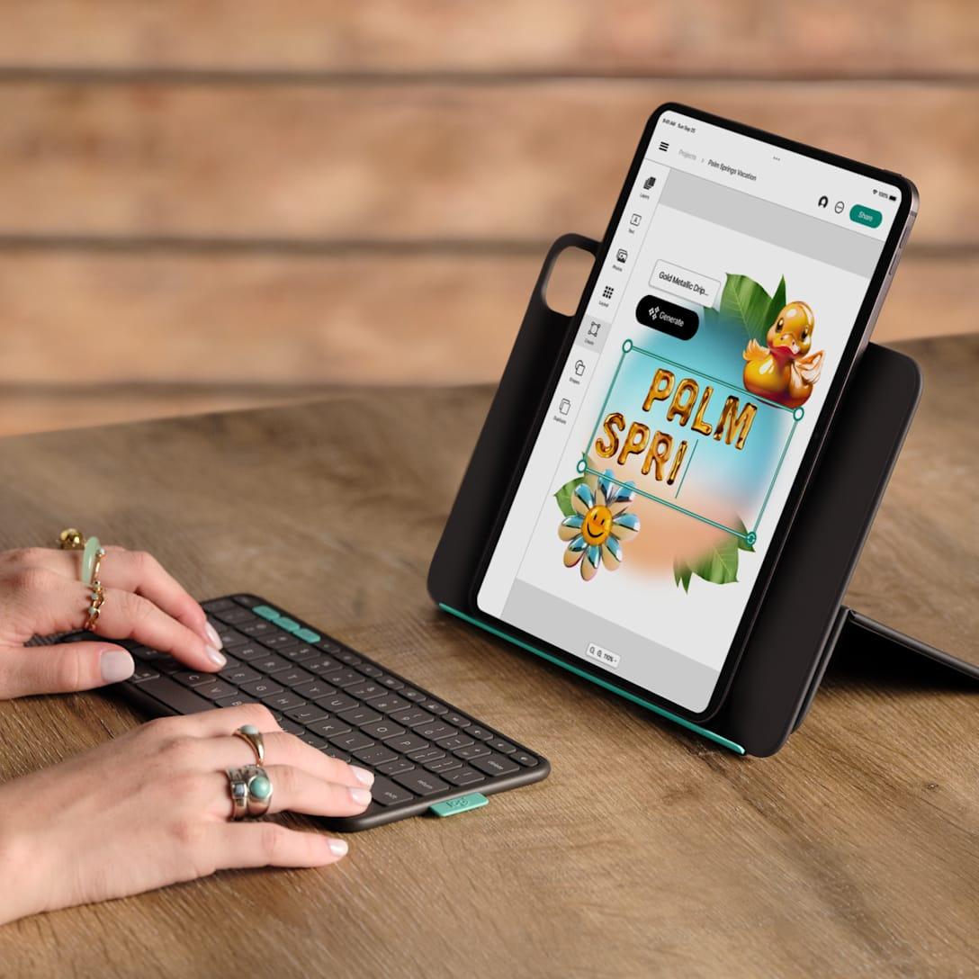 Logitech - Flip Folio for iPad Pro & Air 11'' - Graphite - Nordic Logitech