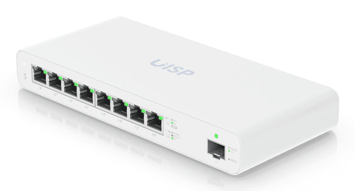 Ubiquiti UISP-S, Switch 110W PoE Budget Ubiquiti