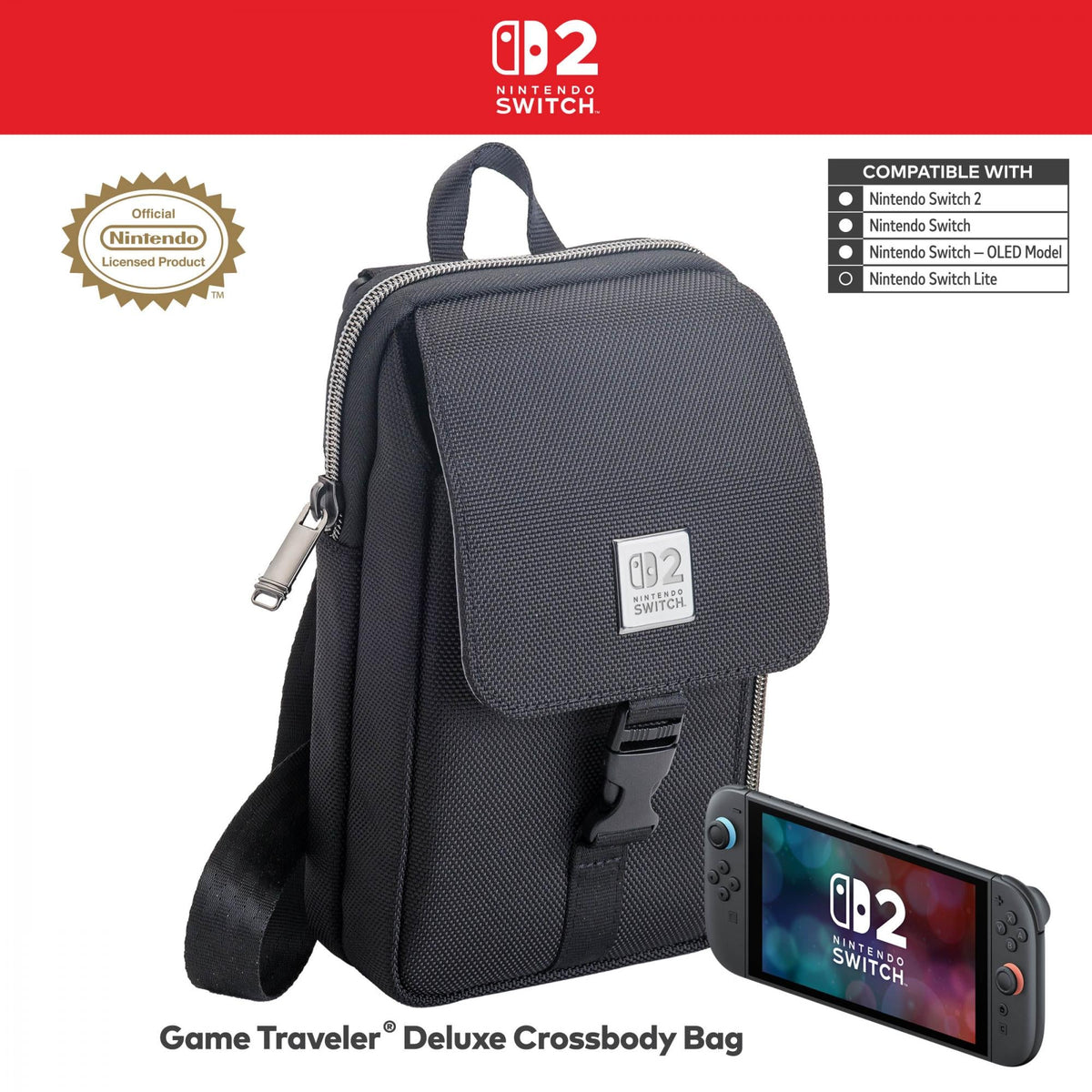 Nacon - Vertical Shoulder Bag - Nintendo Switch 2 Nacon