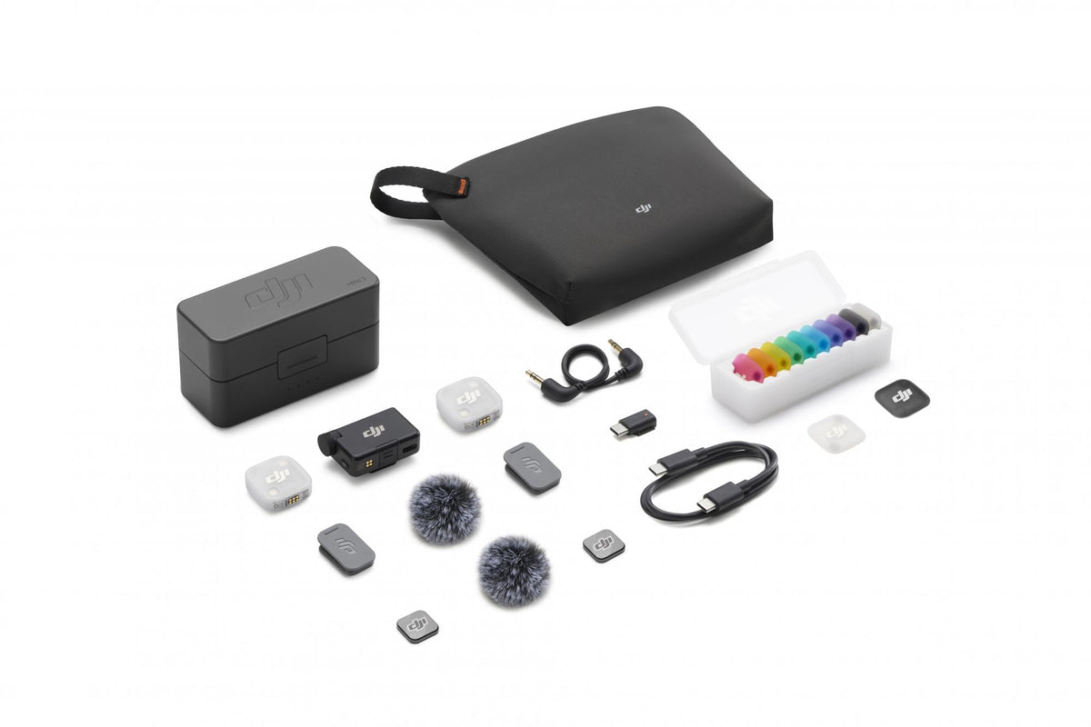 DJI - Mic Mini 2 (2 TX + 1 RX + Charging Case) DJI