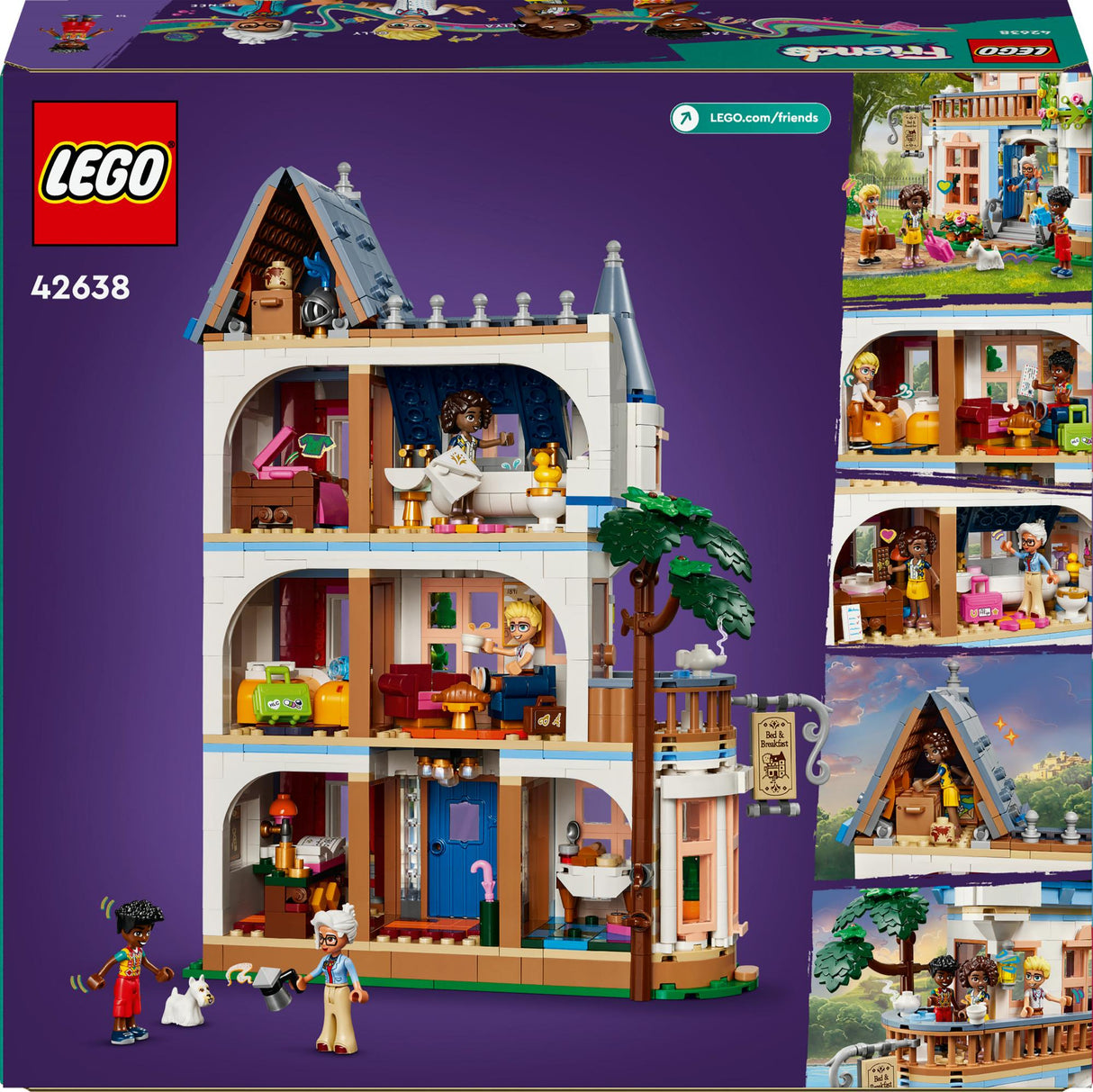 LEGO 42638 Friends Castle with Holiday Accommodation, construction toy LEGO