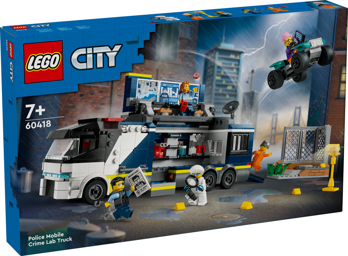 LEGO 60418 City Police Truck with Laboratory, construction toy LEGO