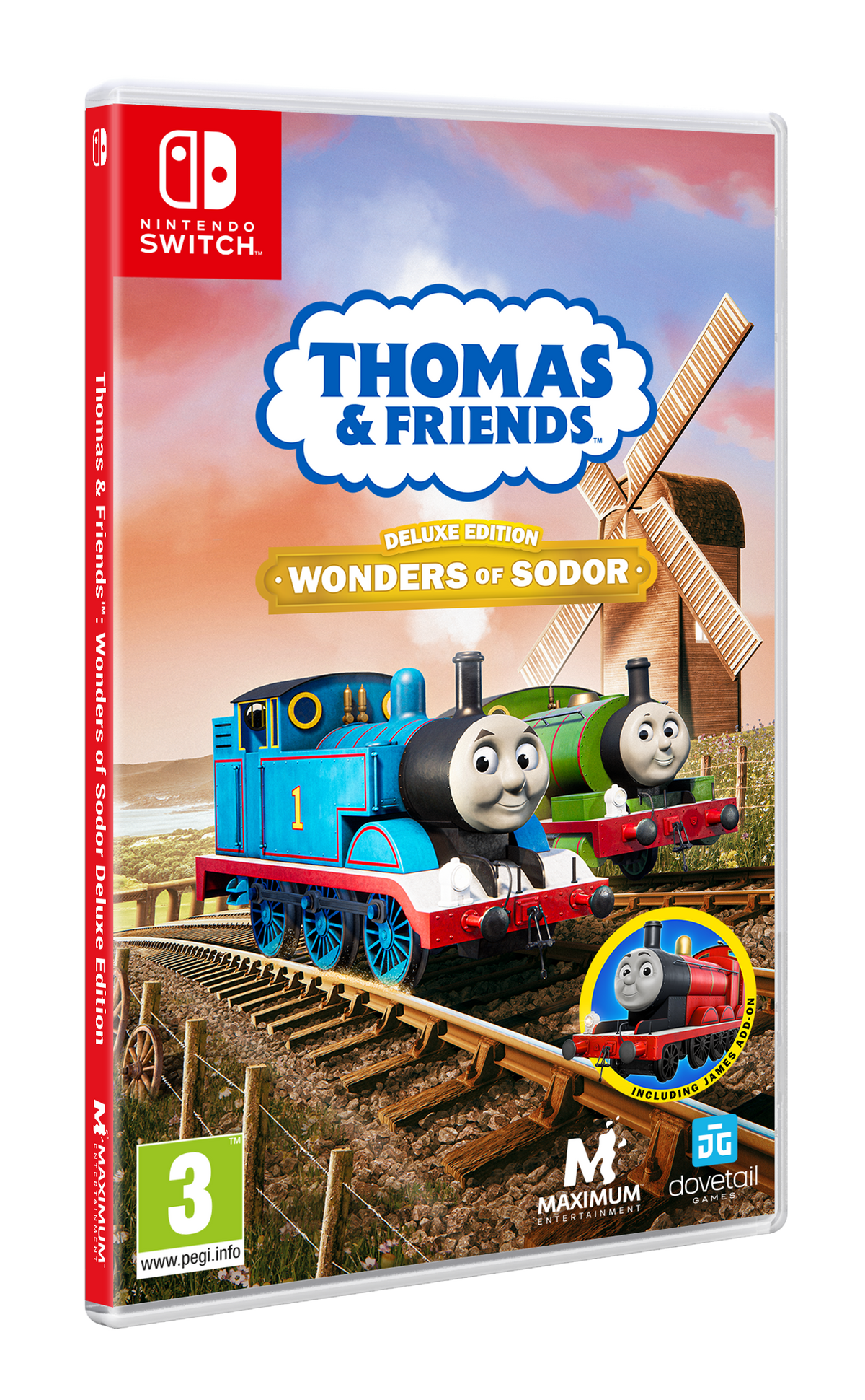 Thomas & Friends Wonders of Sodor Deluxe Edition Switch – Deluxe Edition-emballage