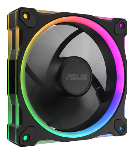 ASUS Prime MR120 ARGB Reverse Fan – kabinetblæser – Sort – Reverse