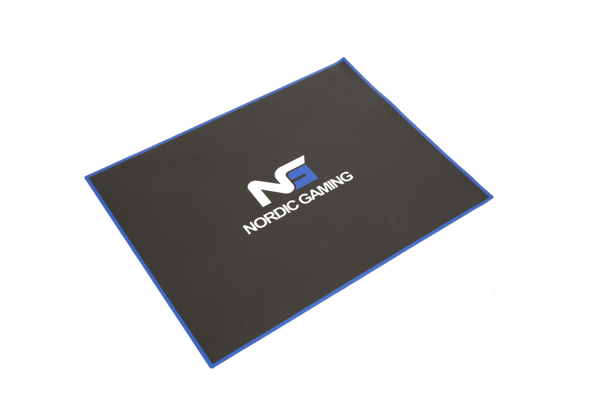 Nordic Gaming Guardian Stuhlmatte Schwarz/Blau