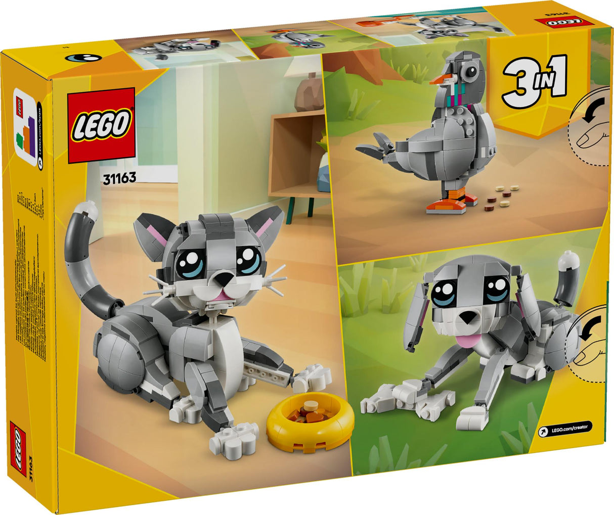 LEGO 31163 Creator 3-in-1 grey Cat LEGO