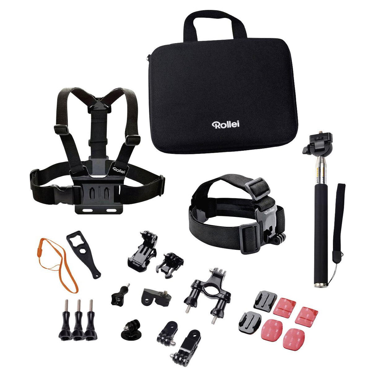 Rollei Actioncam Accessories Kit Outdoor Actionkamera-monteringssæt Rollei