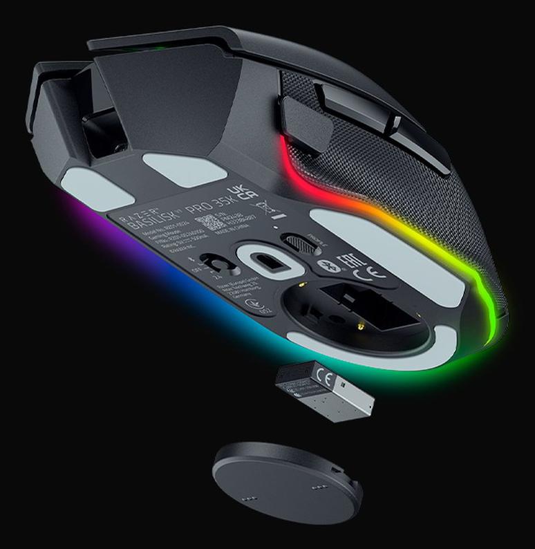 Razer - Basilisk V3 Pro 35K Ergonomic Gaming Mouse - Black Razer