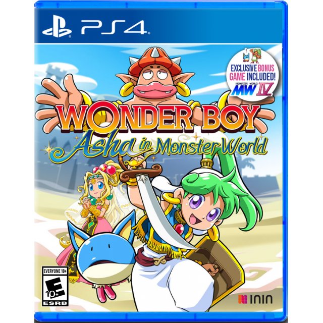Wonder Boy: Asha in Monster World – PlayStation 4 – spilomslag