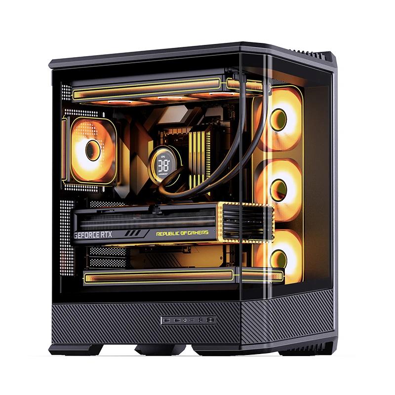 Jonsbo D400 Midi Tower, ATX, Tempered Glass - black Dongguan Sibositong Industrial Co., Ltd. (Jonsbo)