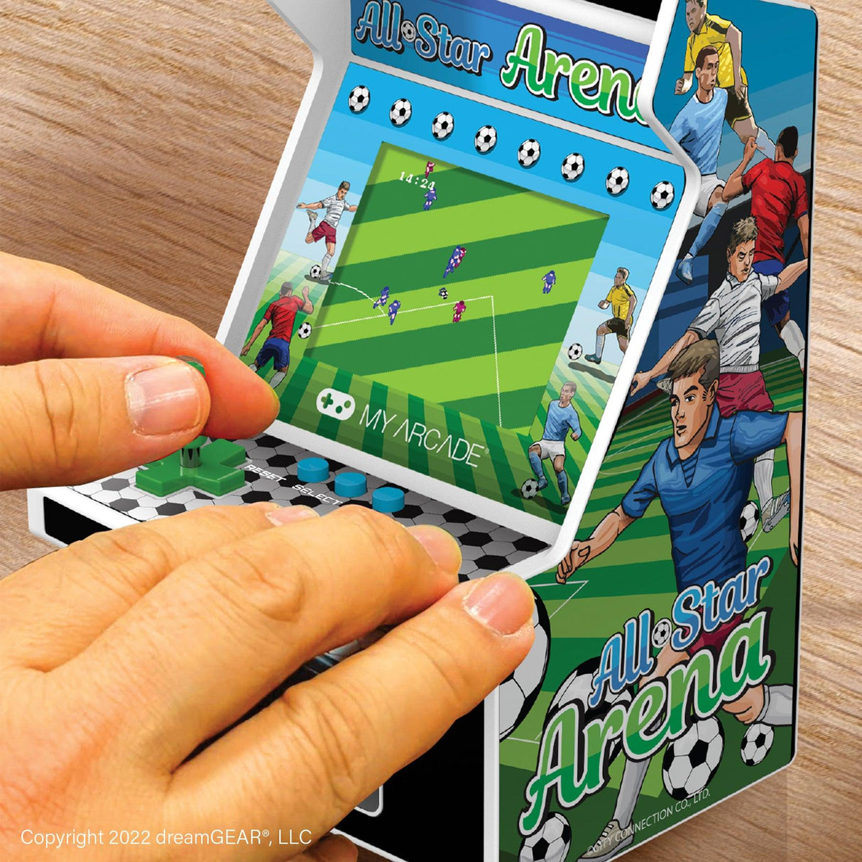 MY ARCADE, MICRO PLAYER 6.75 ALL-STAR ARENA SAMMLER-RETRO (307 SPIELE IN 1), WEISS