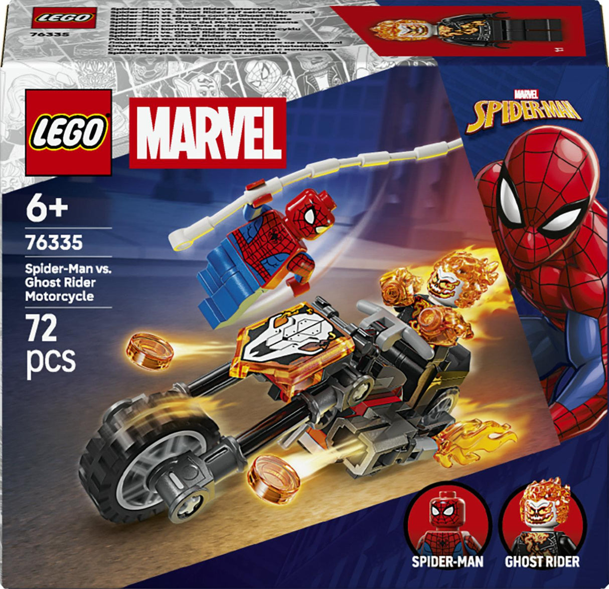 LEGO - Super Heroes - Spider-Man vs. Ghost Rider Motorcycle (76335) LEGO