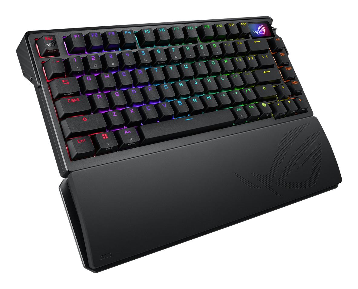 ASUS ROG AZOTH EXTREME 75% Wireless DIY Custom Gaming Keyboard, OLED display ASUS