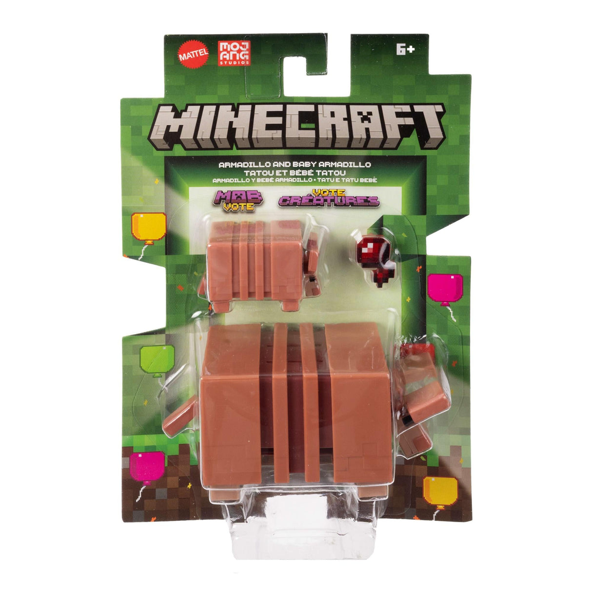 Minecraft - Armadillo and baby armadillo figure Minecraft