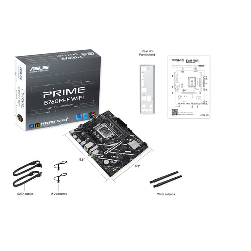 Asus PRIME B760M-F WIFI (black/silver)