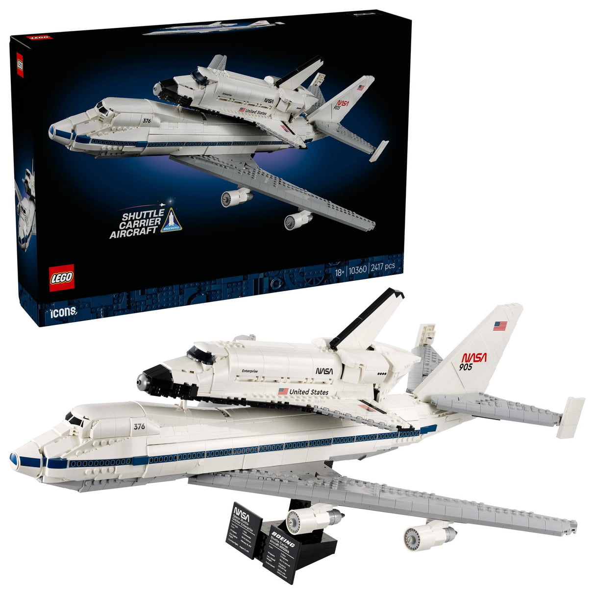 LEGO - Icons - Shuttle Carrier Aircraft (10360) LEGO