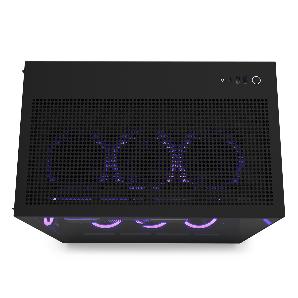 NZXT H9 Flow Schwarzes Zweikammer-Mid-Tower-Gehäuse