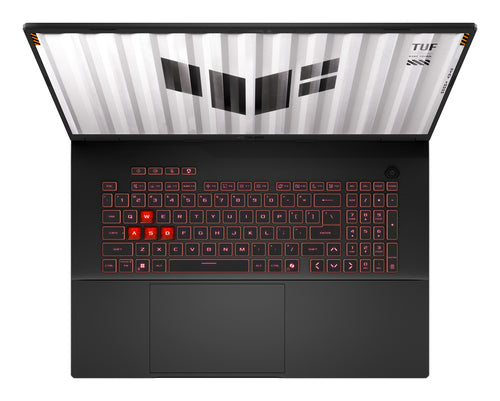 ASUS TUF Gaming A18 TUF808UM-DICS8102W – tastatur og arbejdsflade set ovenfra