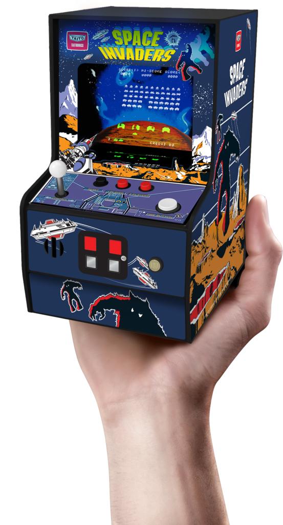 MEINE SPIELHALLE – Micro Player Sammelfigur Retro Space Invaders