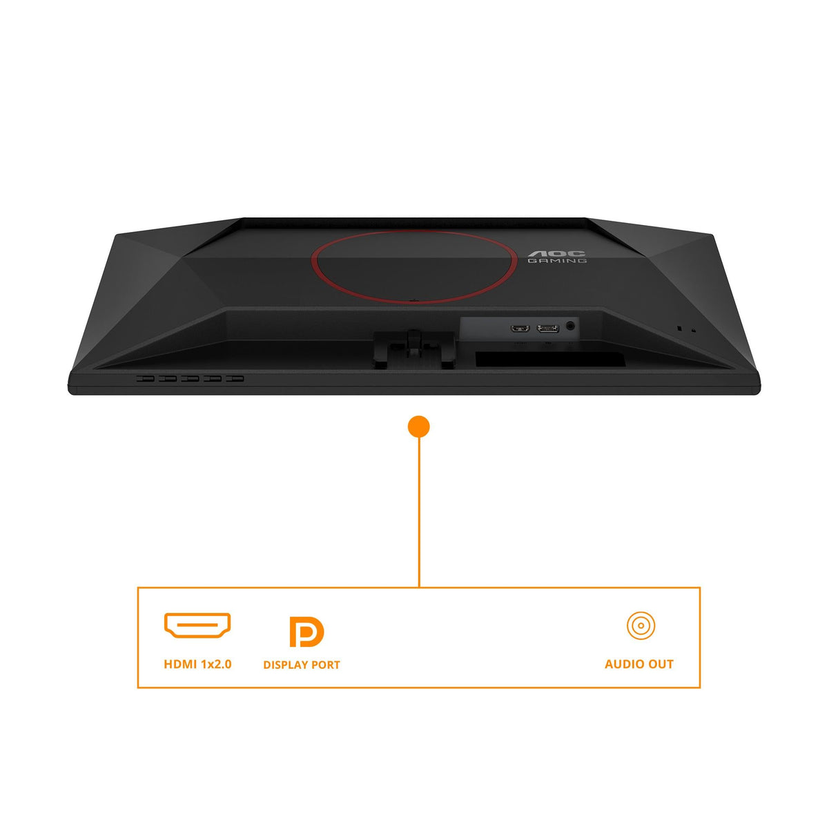 AOC 25G42E 24,5“ 1920x1080/16:9/300 cd/m²/1 ms/HDMI, DisplayPort, Headphone out AOC