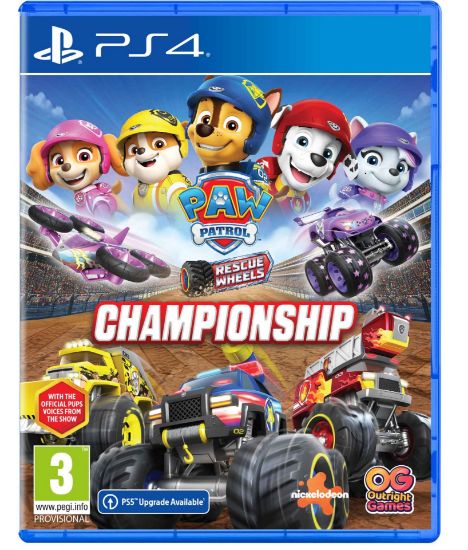 PAW Patrol Rescue Wheels: Championship – PlayStation 4 – spilcover