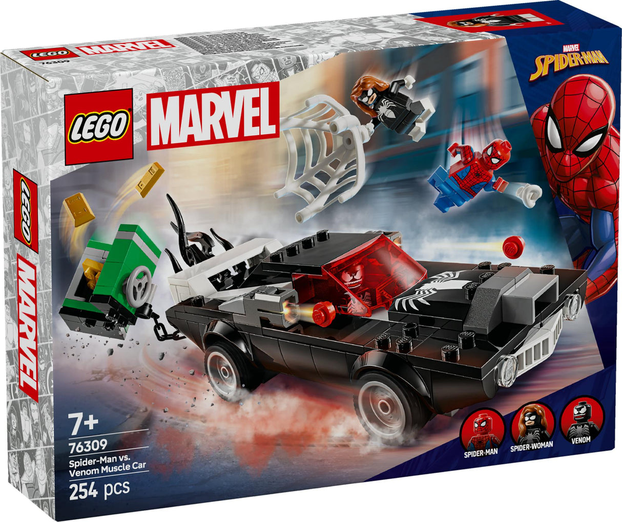 LEGO 76309 Marvel Super Heroes Spider-Man vs. Venom Muscle Car LEGO